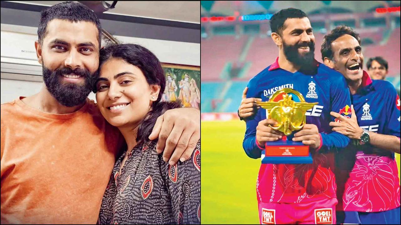 રવીન્દ્ર જાડેજા અને રીવાબા