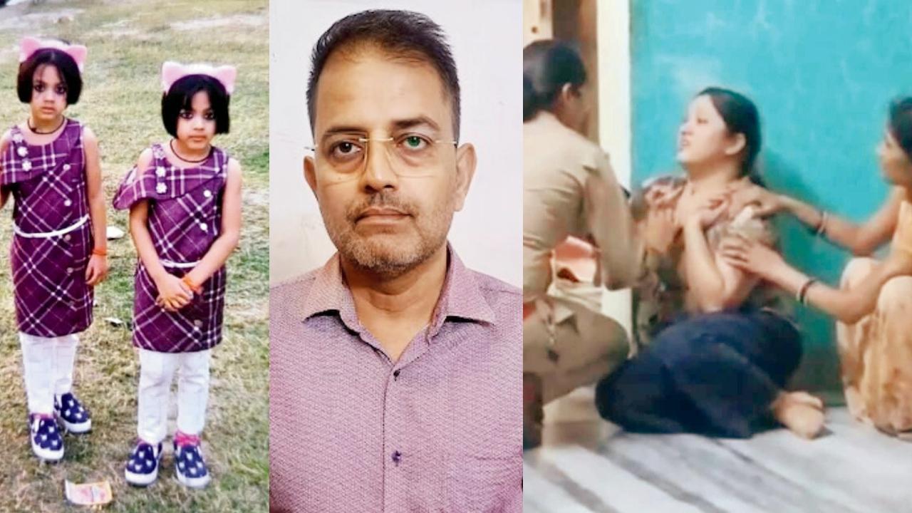 ટ્‍વિન દીકરીઓ રિદ્ધિ અને સિદ્ધિ, આરોપી પિતા શશિરંજન મિશ્રા, દીકરીઓને ગુમાવ્યા પછી આક્રંદ કરતી મમ્મી રેશમા