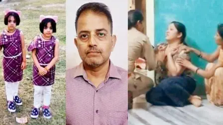 ટ્‍વિન દીકરીઓ રિદ્ધિ અને સિદ્ધિ, આરોપી પિતા શશિરંજન મિશ્રા, દીકરીઓને ગુમાવ્યા પછી આક્રંદ કરતી મમ્મી રેશમા