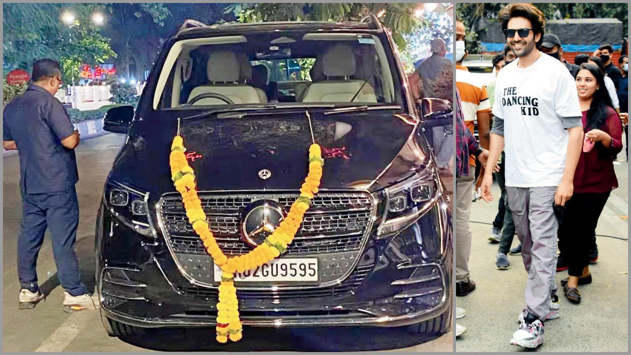 કાર્તિક આર્યને ખરીદી ૧.૪ કરોડ રૂપિયાની મર્સિડીઝ-બેન્ઝ V-ક્લાસ