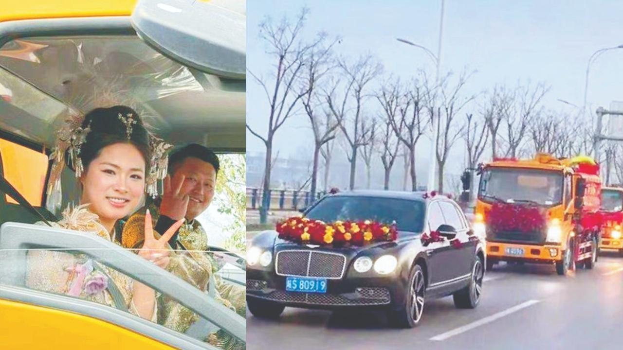 સેપ્ટિક ટૅન્ક ટ્રકોમાં નીકળેલી બારાત