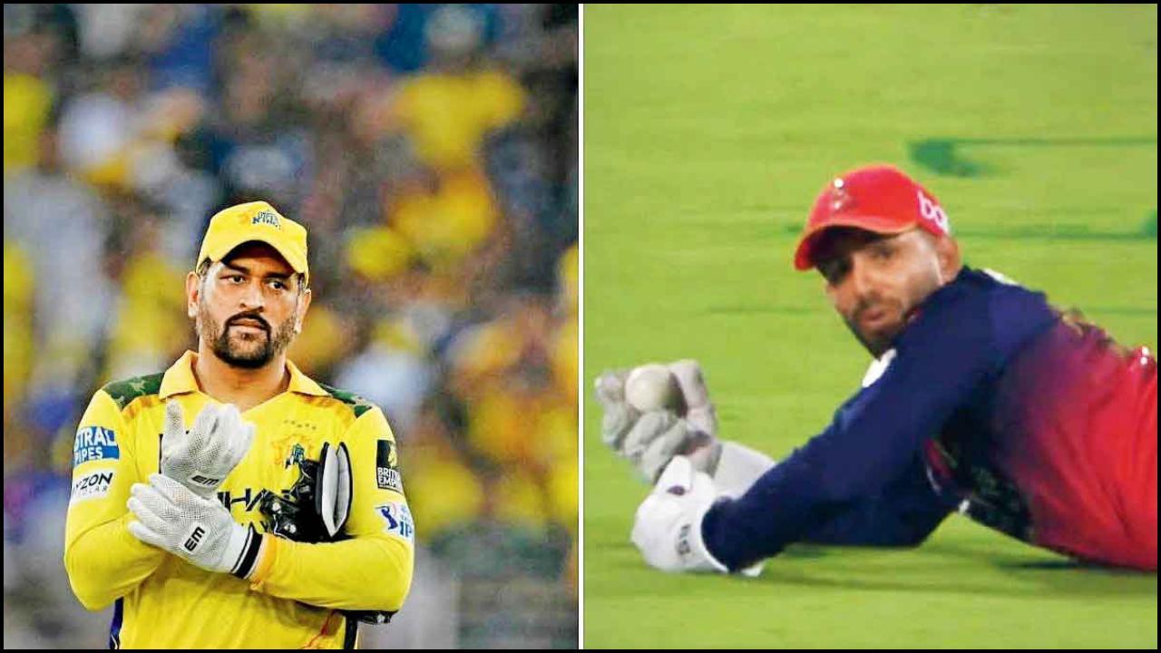 બૅન્ગલોરે ચેન્નઈની હૅટ-ટ્રિક હાર બાદ ધોનીની ફીરકી લીધી