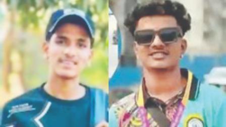 અકસ્માતમાં મૃત્યુ પામનારા અવિનાશ અને સંગમ.