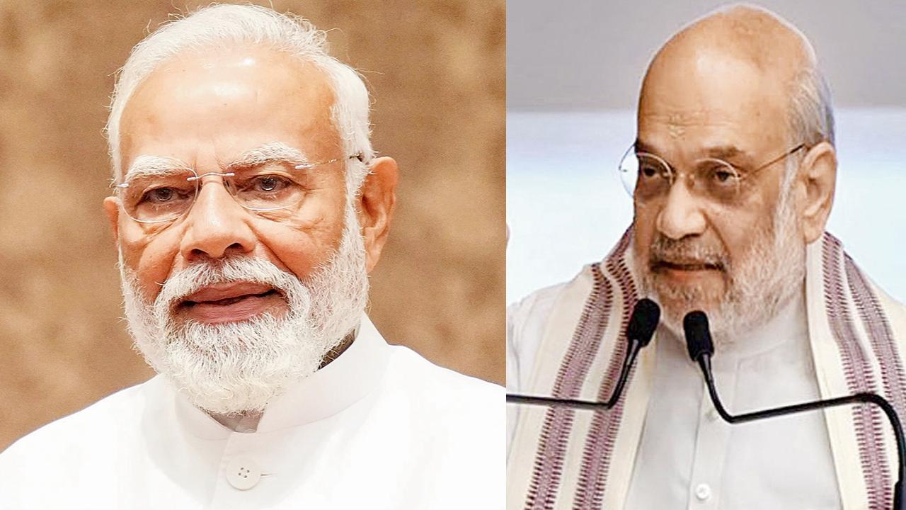 વડાપ્રધાન નરેન્દ્ર મોદી, ગૃહ પ્રધાન અમિત શાહ