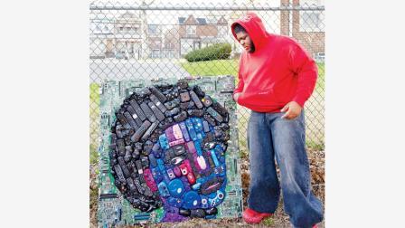 આ કચરો આંખને ઠંડક આપે એવા આર્ટવર્ક તરીકે ઘણો મોટો સંદેશ આપી શકે છે.