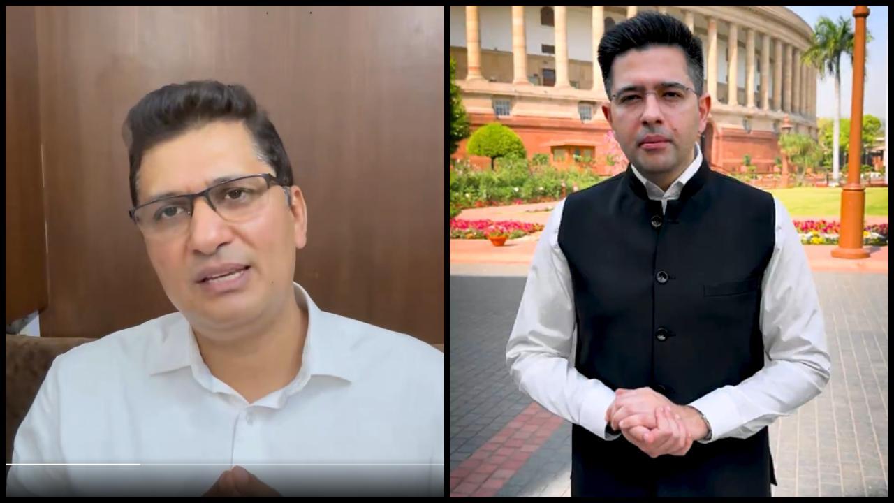 સૌરભ ભારદ્વાજ અને રાઘવ ચઢ્ઢા