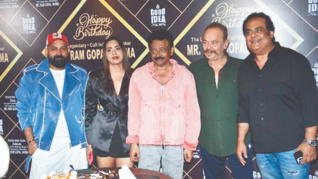 રામ ગોપાલ વર્માએ ધામધૂમથી ઊજવી ૬૪મી વર્ષગાંઠ