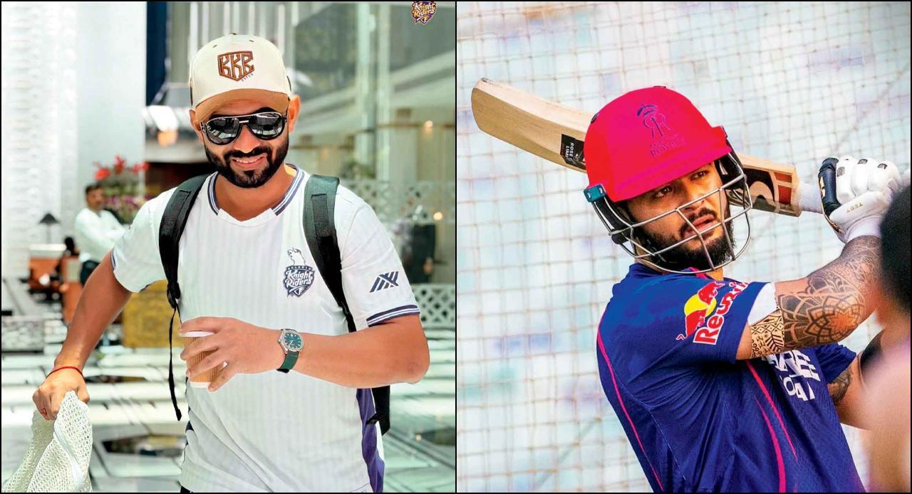 અજિંક્ય રહાણે અને રિયાન પરાગ