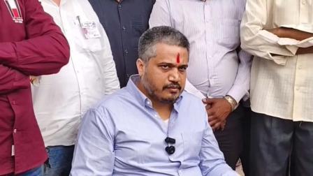 આજે બારામતી પેટાચૂંટણી માટે મતદાન કર્યા બાદ રોહિત પવાર (તસવીર- એક્સ)