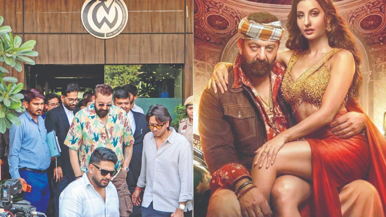 સંજય દત્ત અને નોરા ફતેહી