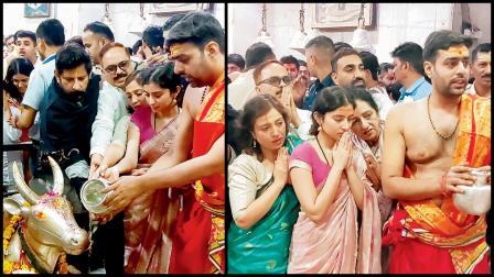 સારા અર્જુને મહાકાલેશ્વર મંદિરમાં કર્યાં દર્શન