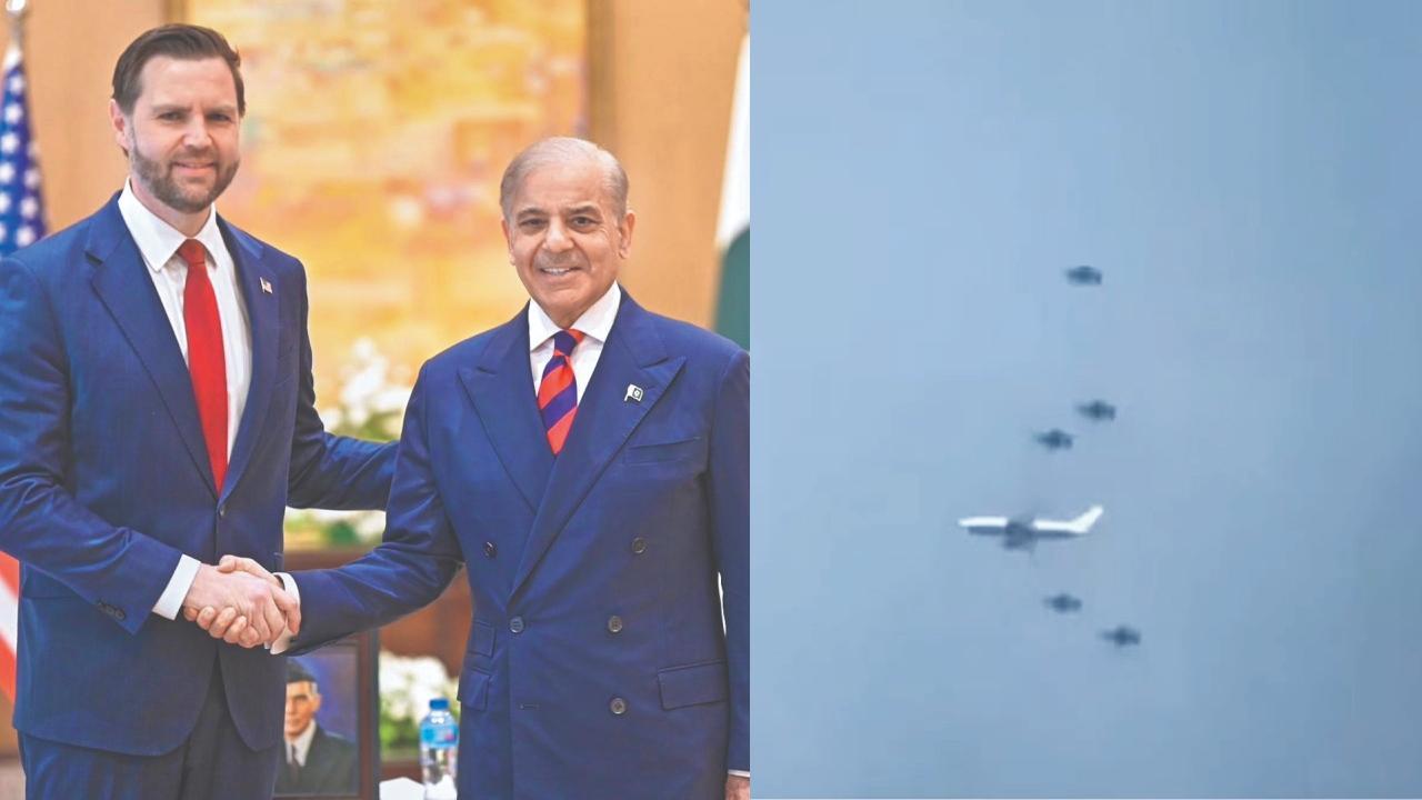 ગઈ કાલે ઇસ્લામાબાદમાં દ્વિપક્ષીય શાંતિમંત્રણા શરૂ થતાં પહેલાં પાકિસ્તાનના વડા પ્રધાન શાહબાઝ શરીફે અમેરિકાના વાઇસ-પ્રેસિડન્ટ જે. ડી. વૅન્સ સાથે બેઠક કરી હતી.ઈસ્લામાબાદ આવતી વખતે જે.ડી. વૅન્સને પાંચ ફાઇટર જેટ્સનું પ્રોટેક્શન આપવામાં આવ્યું હતું.