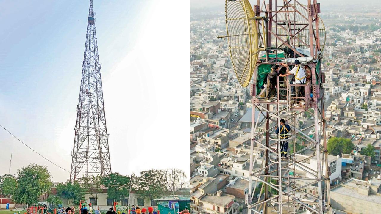 BSNLના ટાવર પર ૪૦૦ ફુટ ઊંચે તાડપત્રીથી ઢંકાયેલી નાનકડી કૅબિન જેવું બનાવીને ગુરજિત સિંહ ખાલસા આ જગ્યાએ ૫૬૦ દિવસ રહ્યા હતા.