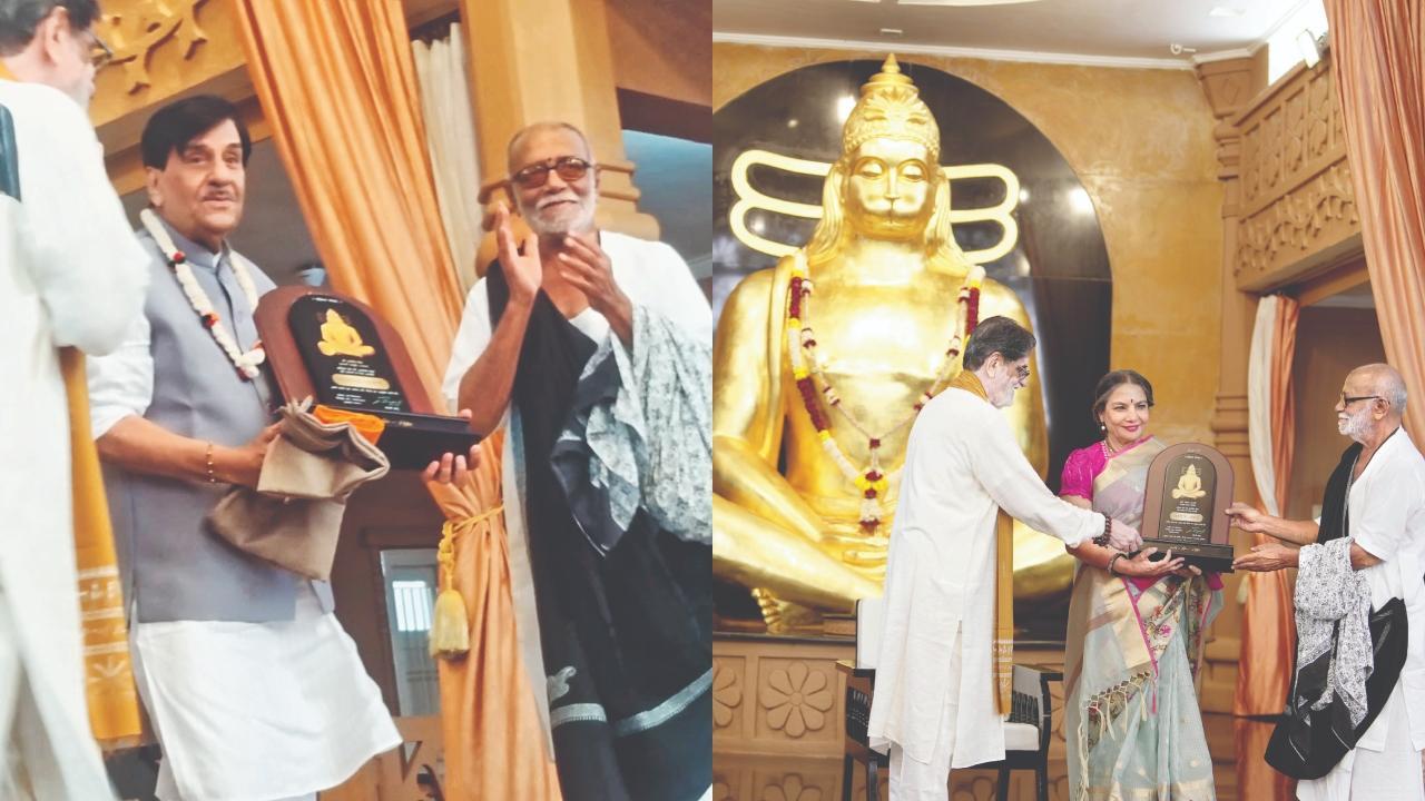 મોરીરીબાપુએ શબાના આઝમીને અવૉર્ડ આપીને તેમનું સન્માન કર્યું હતું. મોરીરીબાપુએ અરવિંદ વૈદ્યને અવૉર્ડ આપીને તેમનું સન્માન કર્યું હતું.