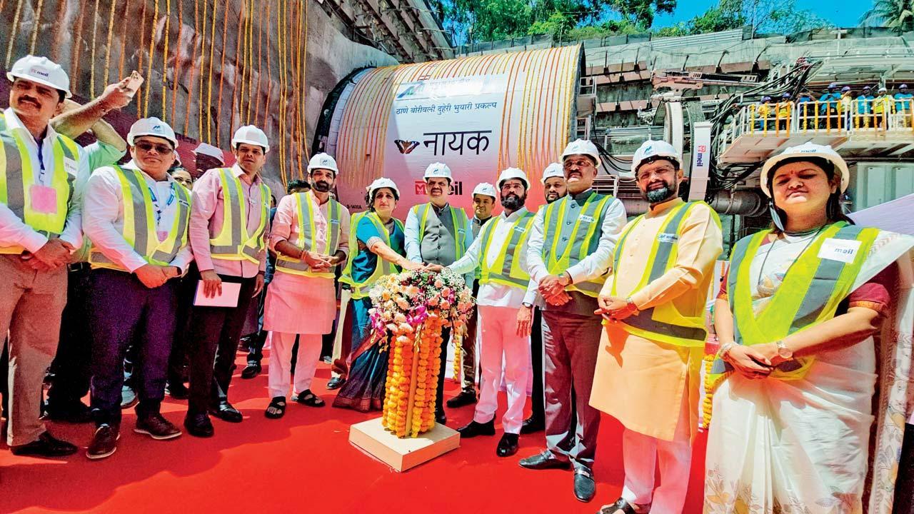 નાયકના લૉન્ચિંગ સાથે થાણે-બોરીવલી ટ્‍વિન ટનલનું કામ ઝડપી બન્યું