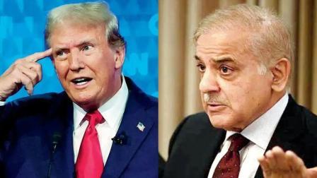 ડોનાલ્ડ ટ્રમ્પ અને શેહબાઝ શરીફ