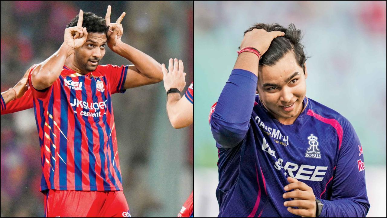 મોહસિન ખાન અને વૈભવ સૂર્યવંશી