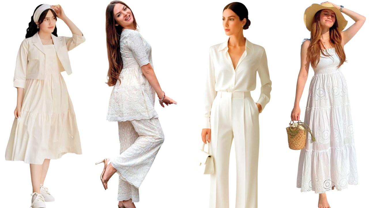 સફેદ એક એવો રંગ છે જે ક્યારેય આઉટ ઑફ ફૅશન થતો નથી