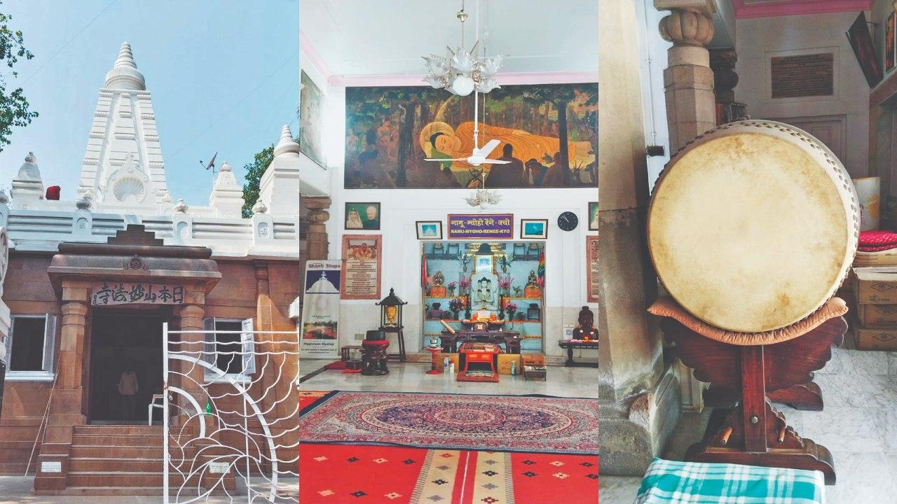 જૅપનીઝ બુદ્ધ મંદિરનો આ શ્વેત અને શાંત નજારો; મંદિરમાં પ્રવેશતાં જ જોવા મળતો વિશાળ પ્રાર્થનાહૉલ; તાઇકો ડ્રમ