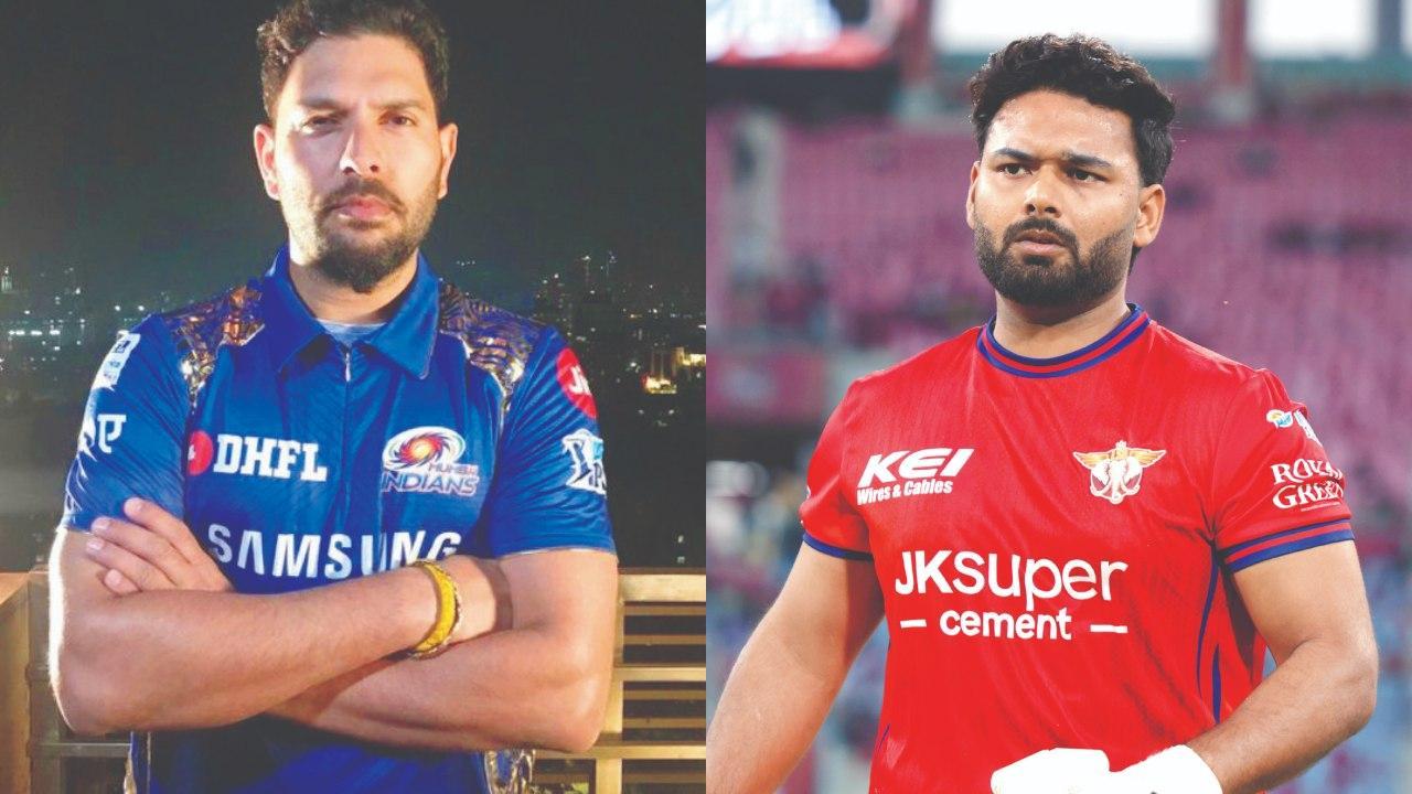 યુવરાજ સિંહ અને રિષભ પંત