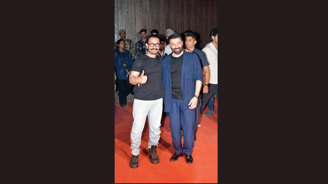 સની દેઓલ અને આમિર ખાન