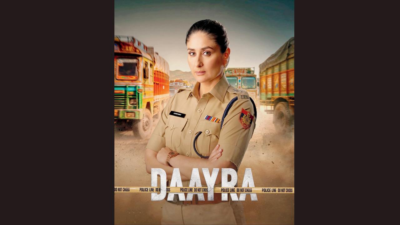 દાયરાનો કરીના કપૂરનો DCP અજૂની કોહલીનો લુક લૉન્ચ
