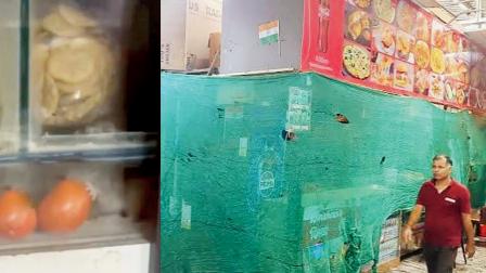 થાણે સ્ટેશનના ફૂડ-સ્ટૉલમાં દેખાયેલો ઉંદર અને સીલ કરાયેલો થાણે સ્ટેશન પરનો ફૂડ-સ્ટૉલ