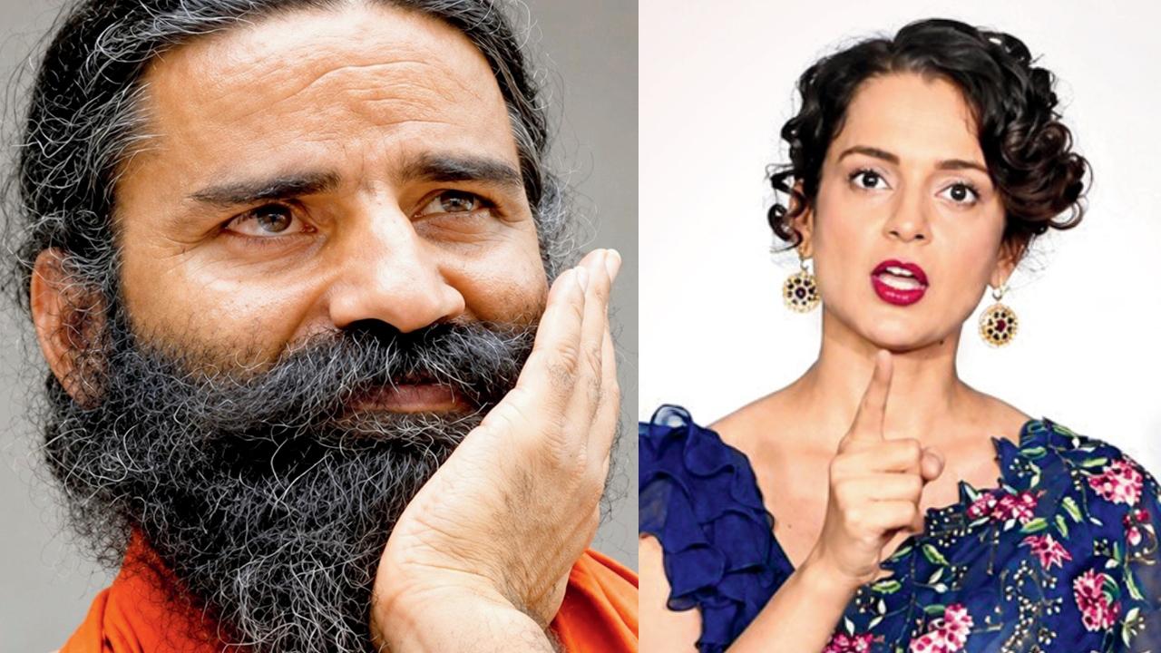 બાબા રામદેવ, કંગના રનૌત