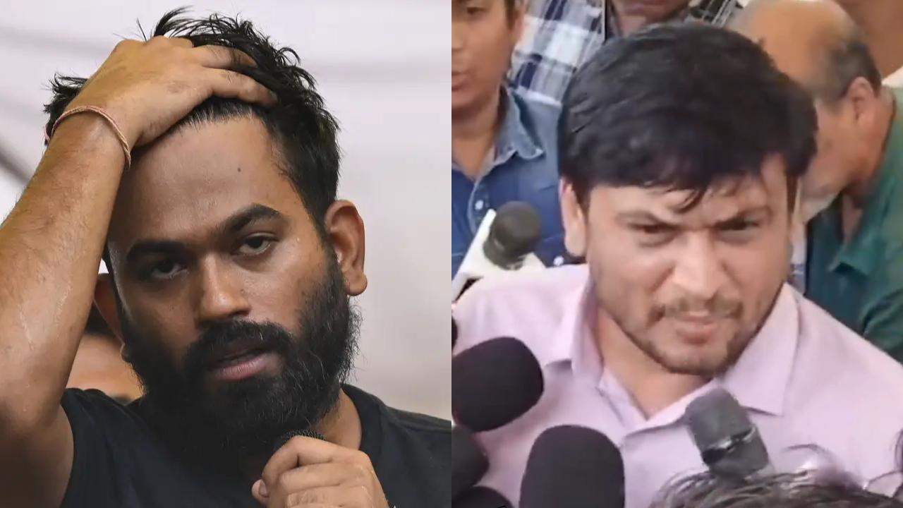 અભિજીત દિપકેના ઘરની બહાર વિરોધ પ્રદર્શન