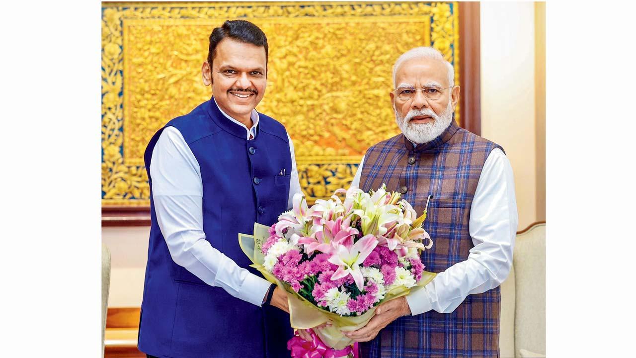 દેવેન્દ્ર ફડણવીસ અને નરેન્દ્ર મોદી