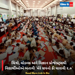 ચિત્રો, મોડલ્સ અને વિજ્ઞાન પ્રોજેક્ટ્સથી વિદ્યાર્થીઓએ બતાવી મેરે સપનો કી ધારાવી ૨.૦