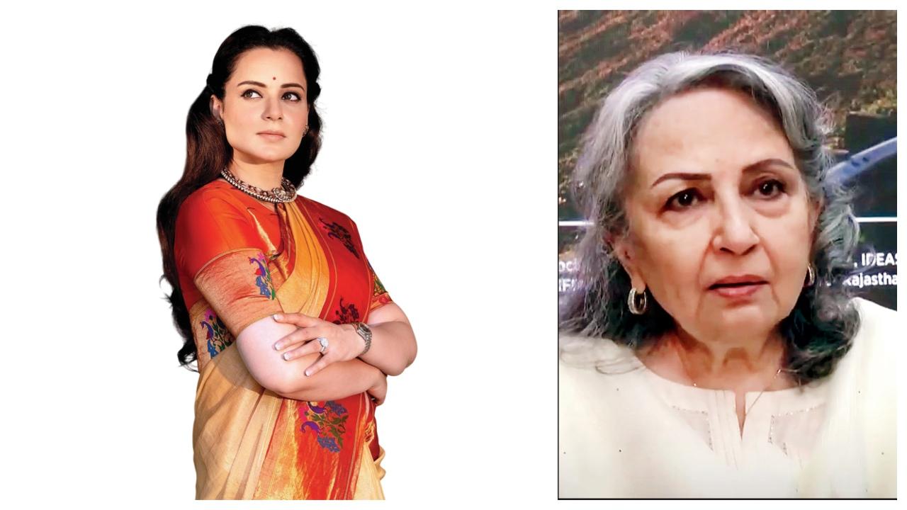 કંગના રનૌત અને શર્મિલા ટાગોર