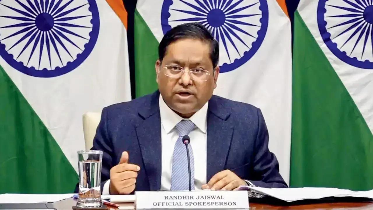 વિદેશ મંત્રાલય (MEA) ના પ્રવક્તા રણધીર જયસ્વાલ