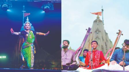સોમનાથ મહાદેવ મંદિરના સાંનિધ્યમાં કલાકારોએ પોતાની કળા રજૂ કરી હતી.  