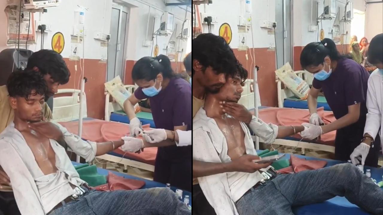 વાયરલ વીડિયોમાંથી સ્ક્રીનશૉટ