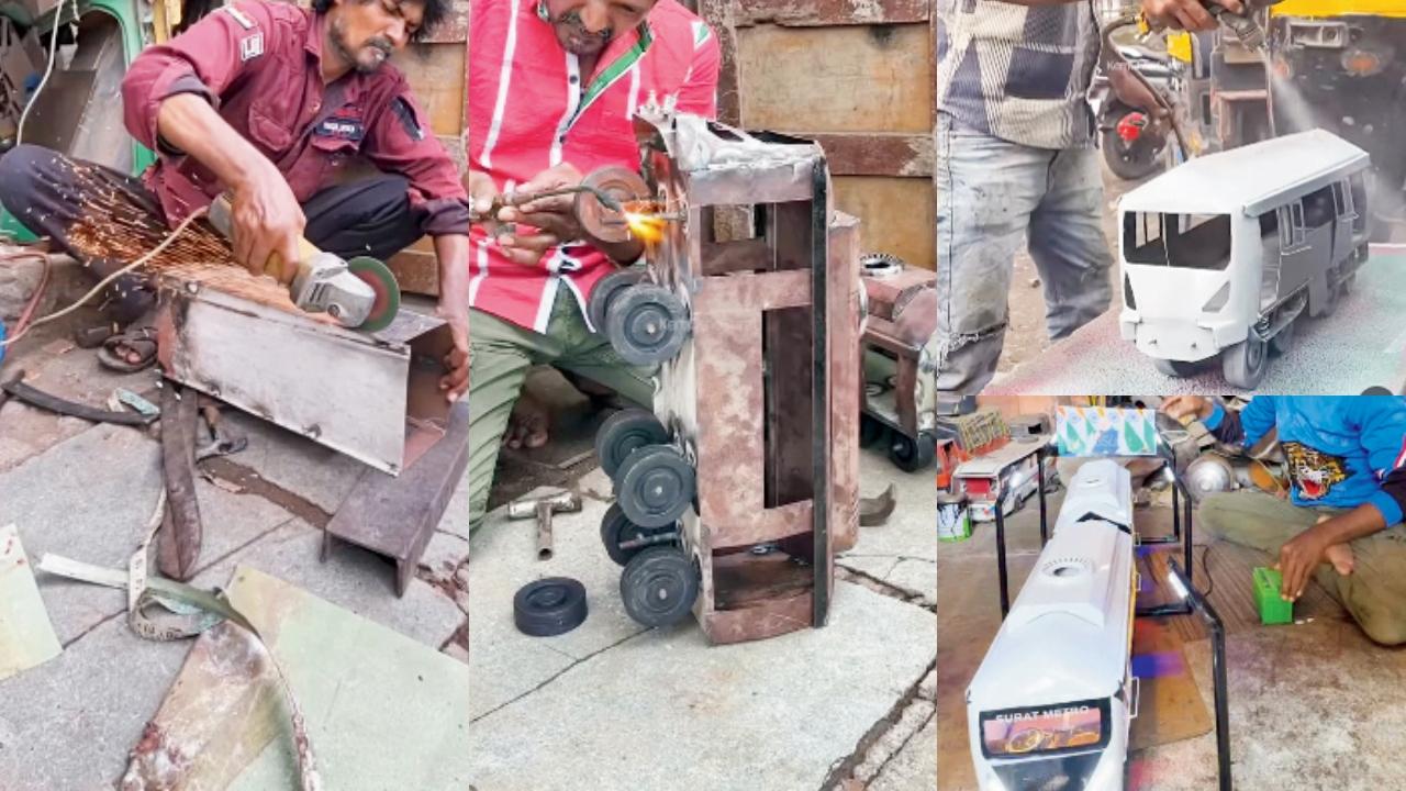 મેટ્રોની ઝીણામાં ઝીણી વિગતોને સરખાવી શકાય એવું મૉડલ તૈયાર કર્યું છે