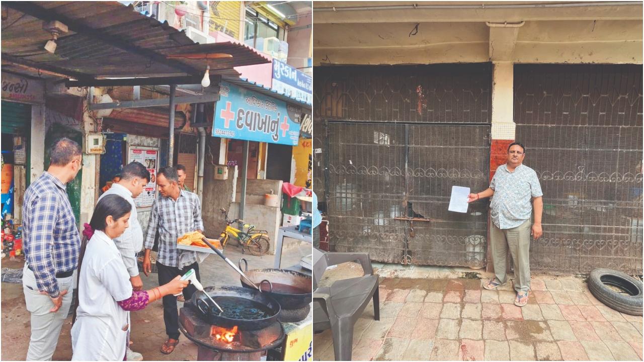ગુજરાતની રેસ્ટોરાં અને ઢાબા પર આરોગ્ય વિભાગ દ્વારા ચેકિંગ હાથ ધરાયું હતું.