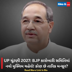 UP ચૂંટણી 2027: BJP કારોબારી સમિતિમાં નવો મુસ્લિમ ચહેરો! કોણ છે તારિક મન્સૂર?