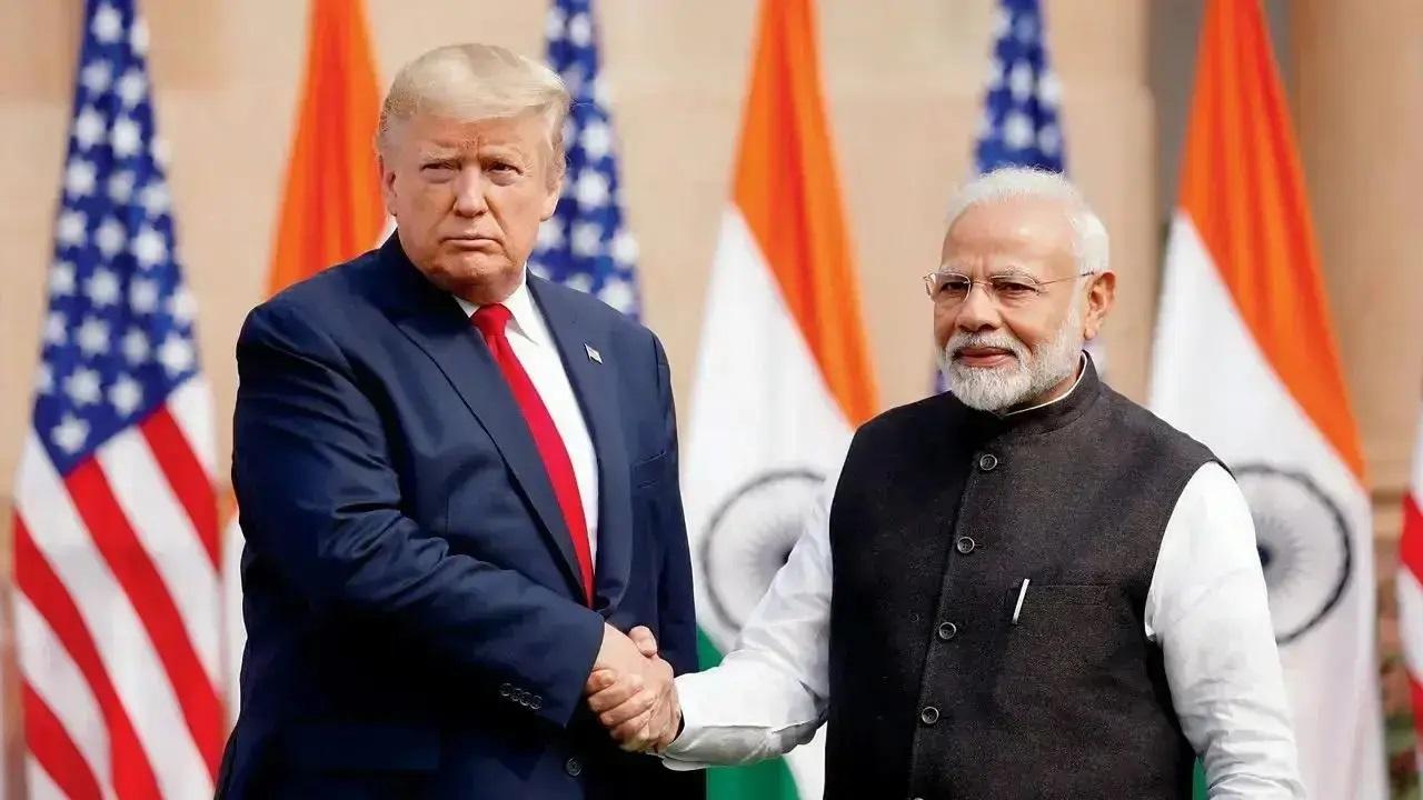 ડોનાલ્ડ ટ્રમ્પ અને નરેન્દ્ર મોદી
