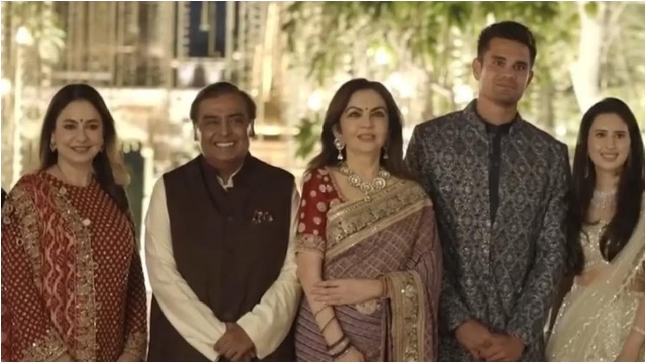 અંબાણી અને તેંડુલકર પરિવાર - તસવીરો ઇન્સ્ટાગ્રામ