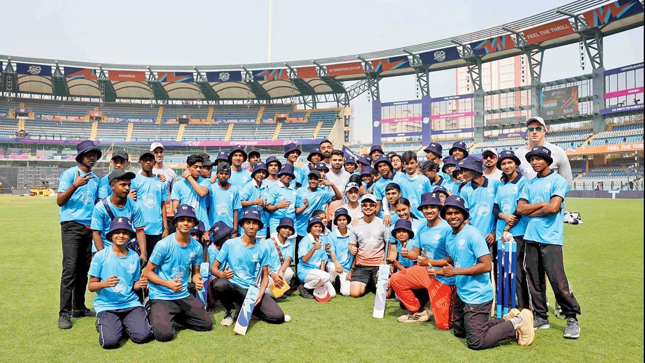 ICCની ક્રિકેટ ફૉર ગુડ પહેલથી બાળકોને મળી રહી છે ક્રિકેટર્સ સાથે મળવાની તક