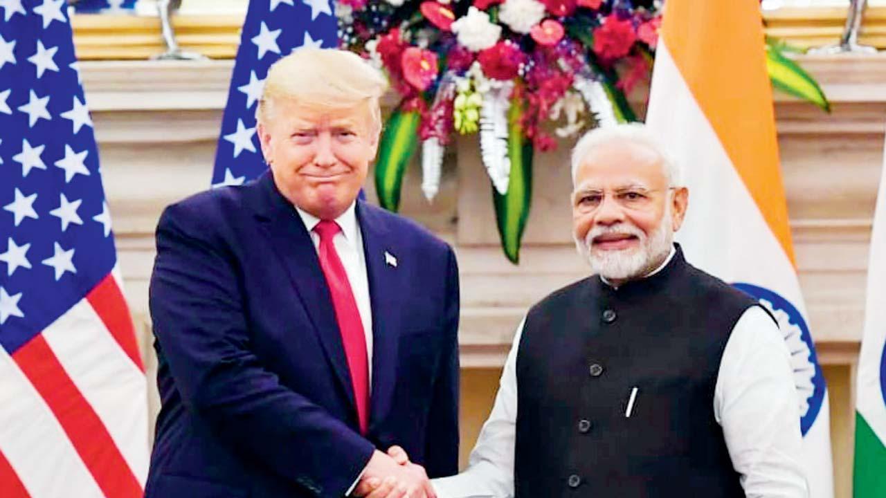 ડોનલ્ડ ટ્રમ્પ અને નરેન્દ્ર મોદી