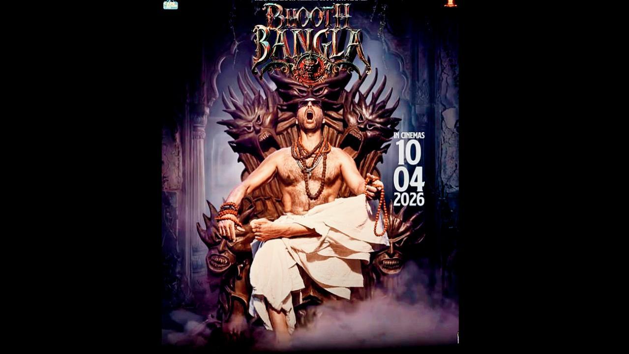 અક્ષય કુમારેનો ભૂત બંગલાનો લુક