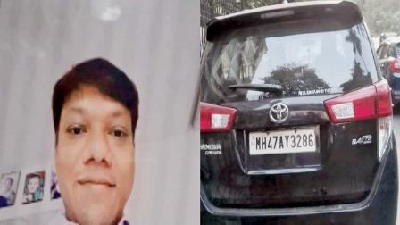 આરોપી રમેશ દેવજી જાત્રારા અને ઇનોવા કાર.