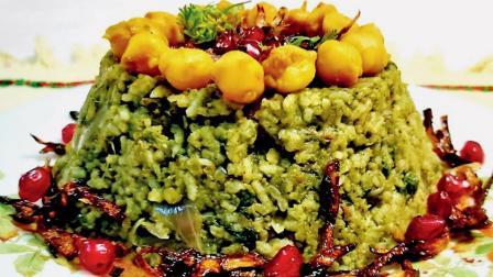 છોલે પાલક પુલાવ