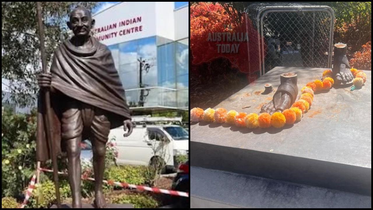 મહાત્મા ગાંધીની પ્રતિમા ચોરાઈ ગઈ