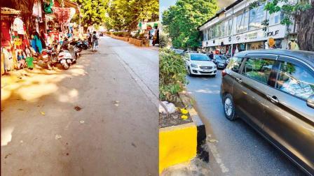 અતિક્રમણ દૂર થયા પછી ઇર્લાના રસ્તાઓની ચોખ્ખાઈ સ્પષ્ટ દેખાઈ આવતી હતી.