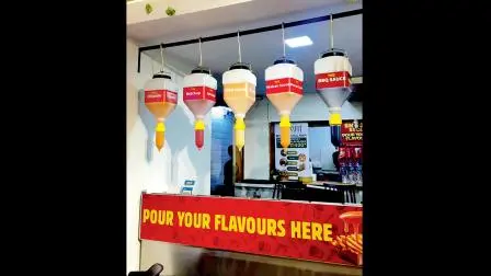 ફાસ્ટ-ફૂડમાં પોતાની જાતે પસંદગીના ડિપ અને સૉસ ઍડ કરો અનલિમિટેડ