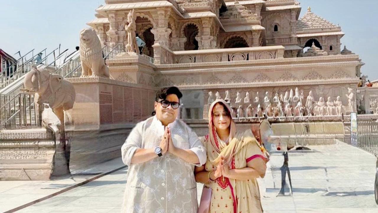 અયોધ્યાની આધ્યાત્મિક યાત્રા કરી કિકુ શારદાએ