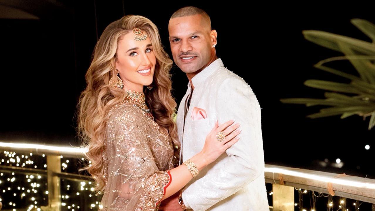 શિખર ધવન અને સોફી શાઇન